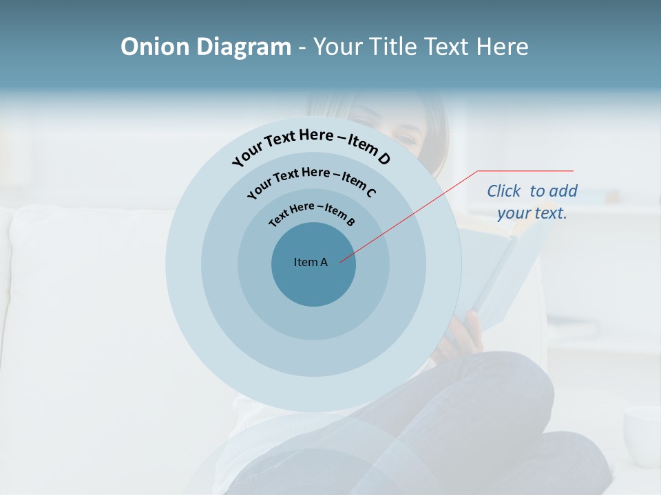 Relaxation Happy Sitting Room PowerPoint Template