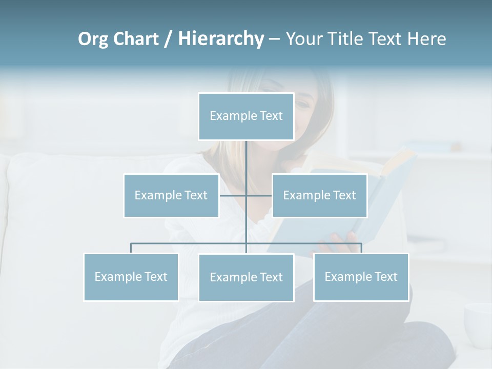 Relaxation Happy Sitting Room PowerPoint Template
