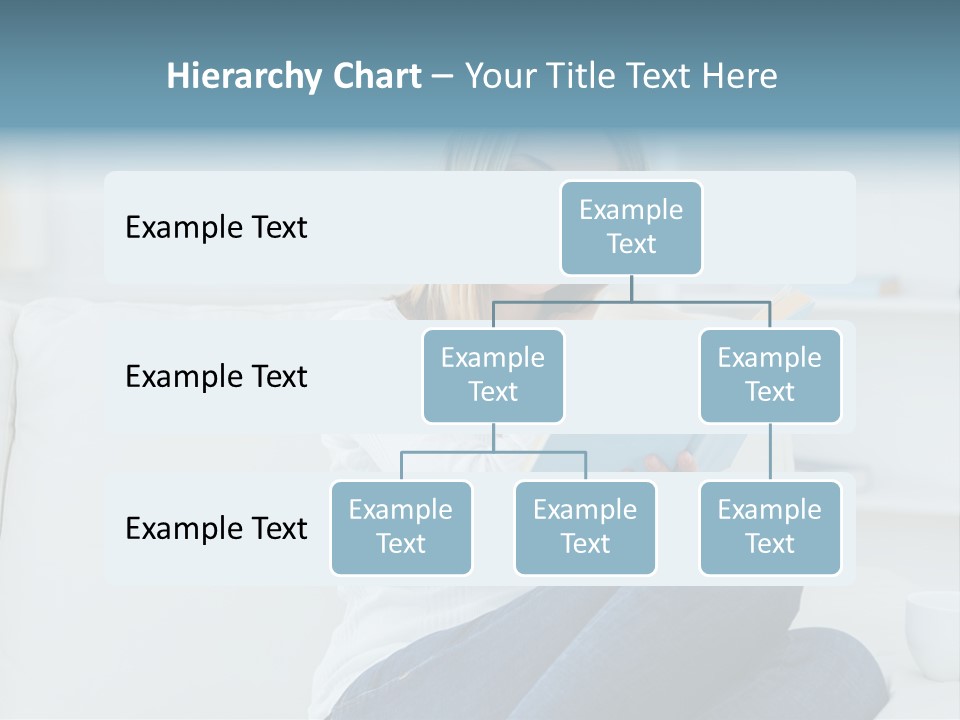 Relaxation Happy Sitting Room PowerPoint Template