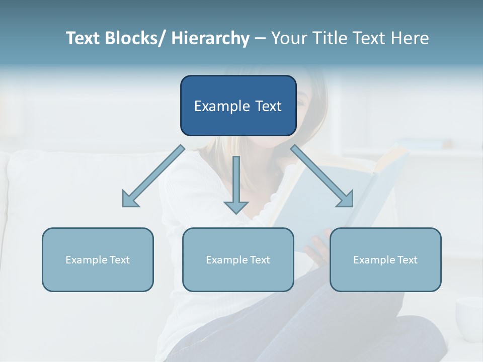 Relaxation Happy Sitting Room PowerPoint Template
