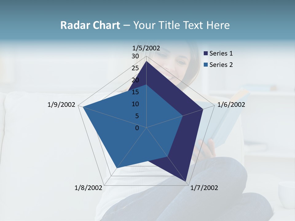 Relaxation Happy Sitting Room PowerPoint Template