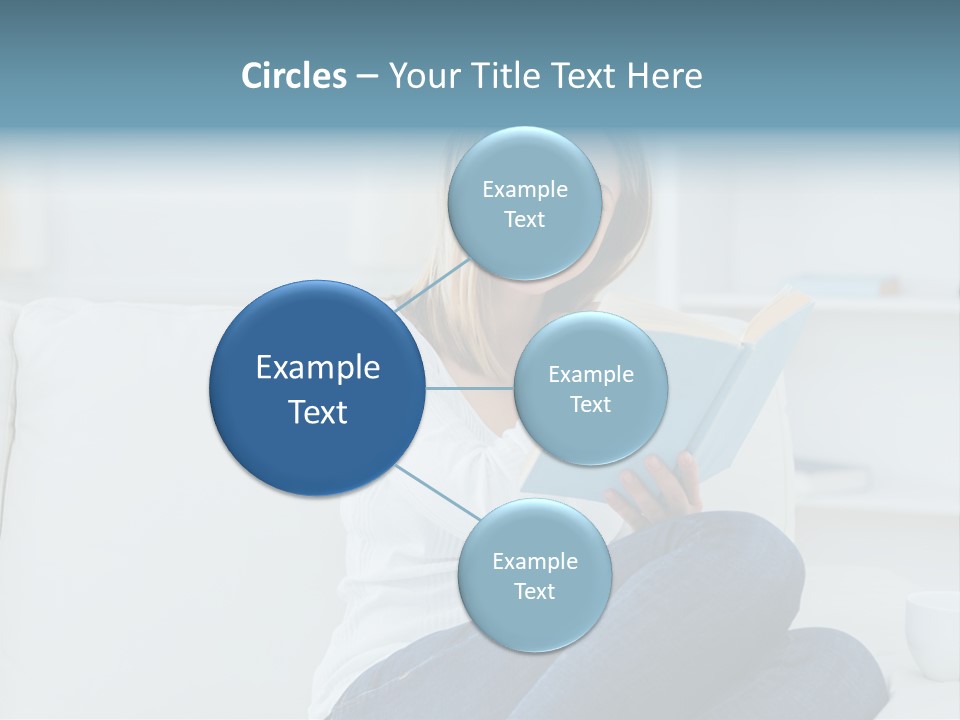 Relaxation Happy Sitting Room PowerPoint Template