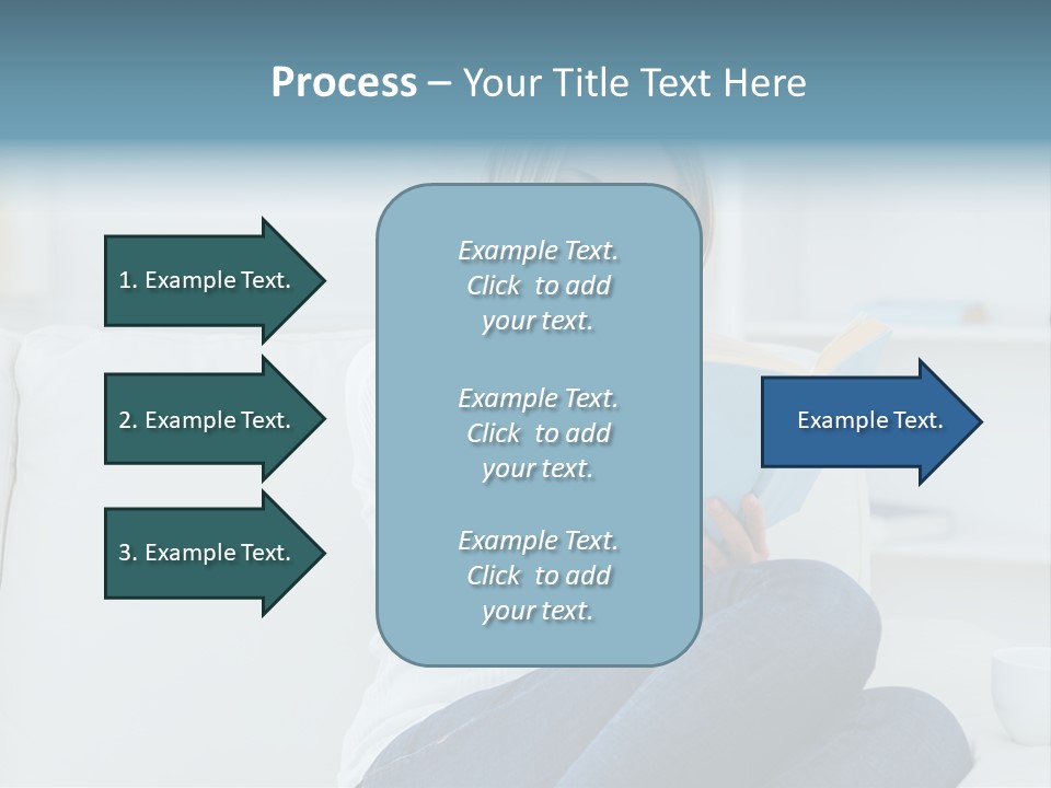 Relaxation Happy Sitting Room PowerPoint Template