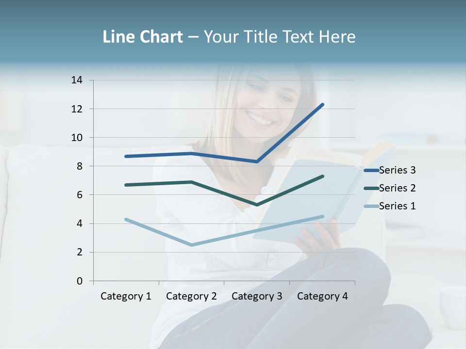 Relaxation Happy Sitting Room PowerPoint Template