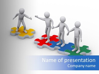 Worker Unite Team PowerPoint Template