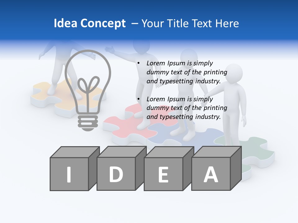 Worker Unite Team PowerPoint Template