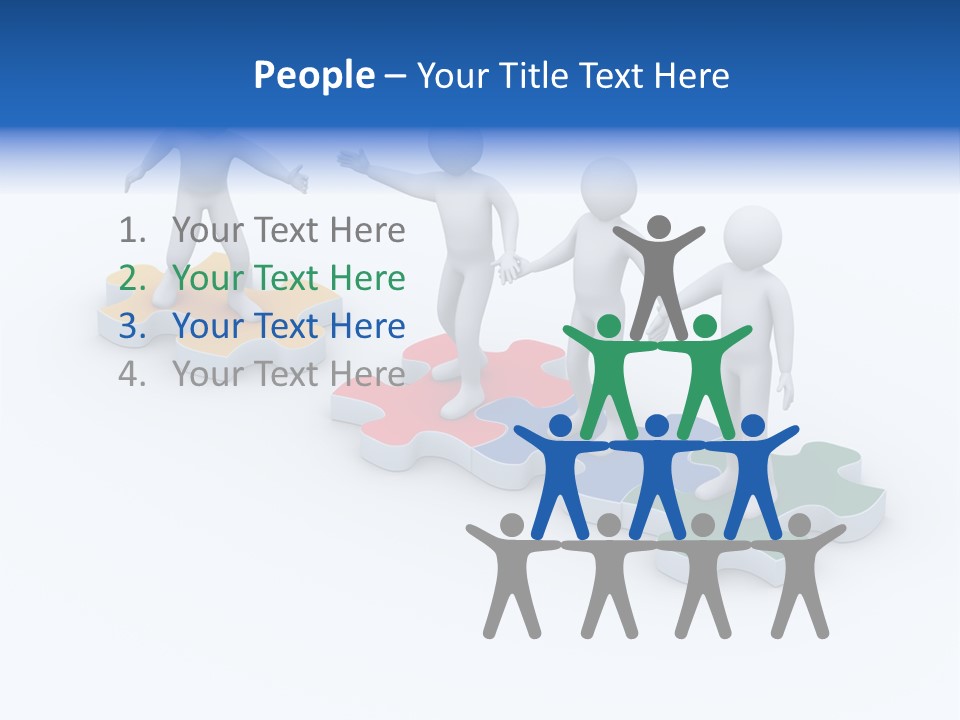 Worker Unite Team PowerPoint Template