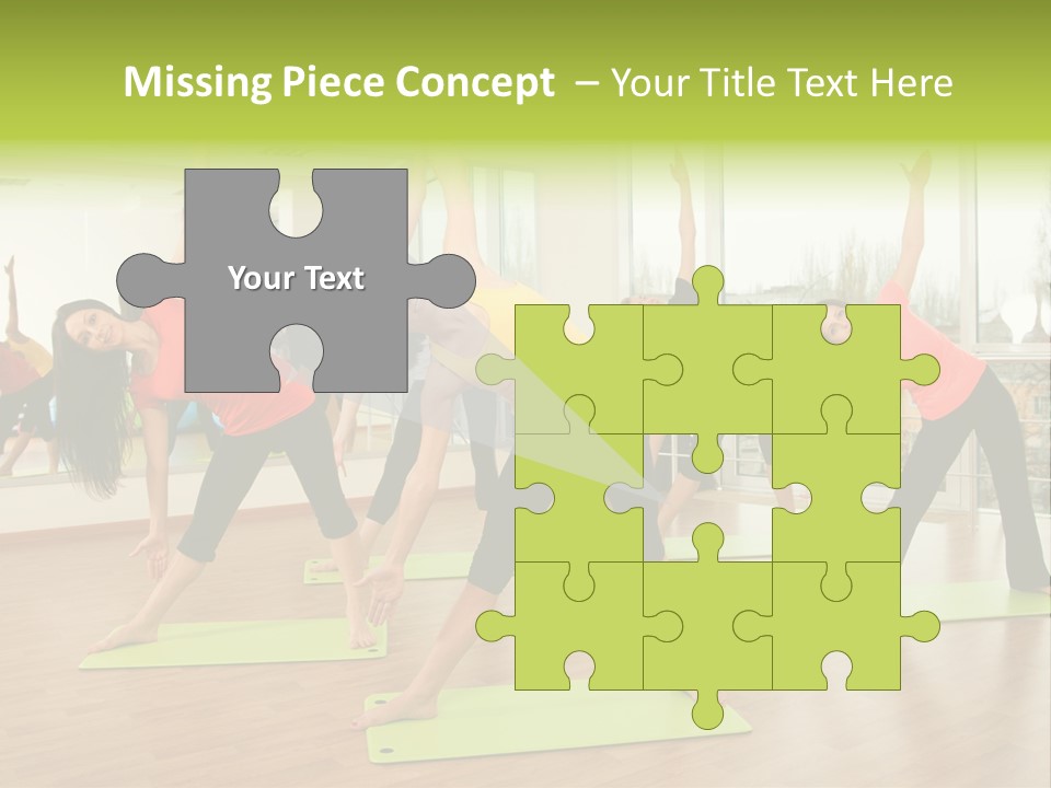 Center Smile Slim PowerPoint Template