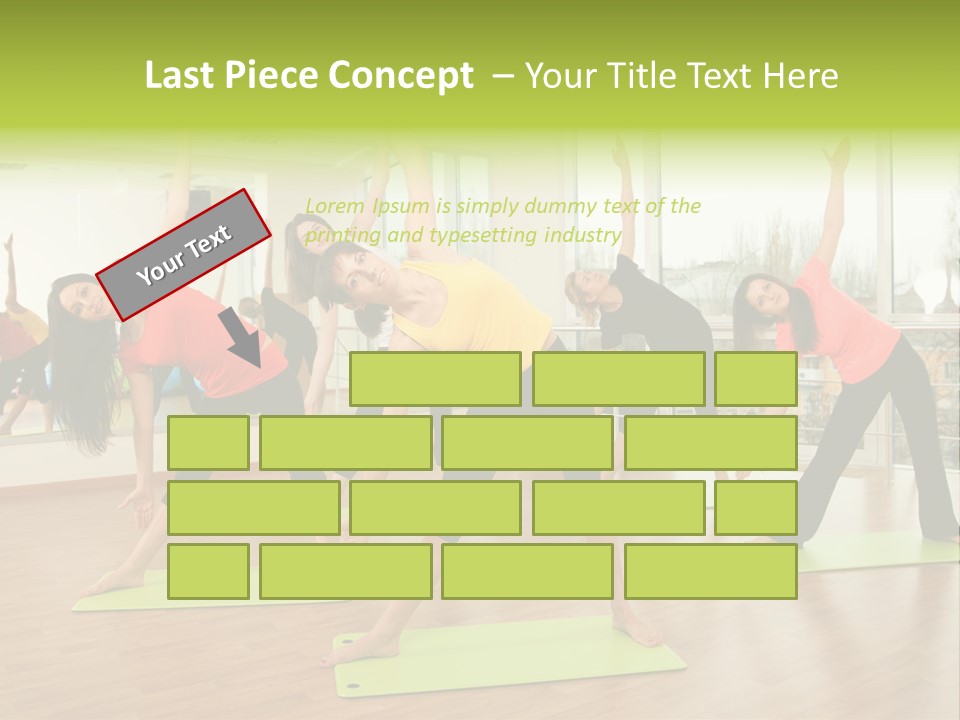 Center Smile Slim PowerPoint Template