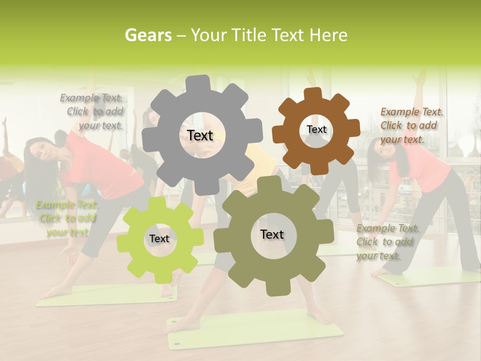 Center Smile Slim PowerPoint Template