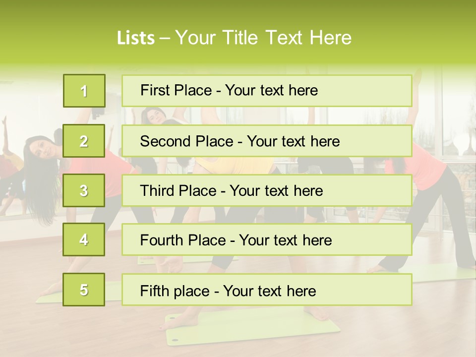Center Smile Slim PowerPoint Template