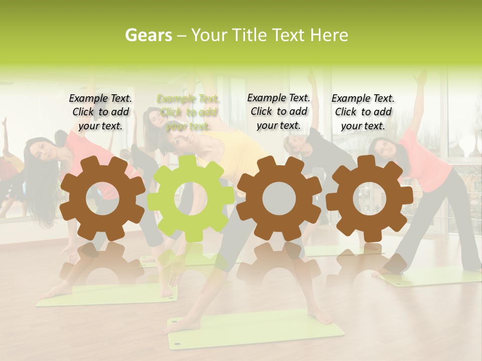 Center Smile Slim PowerPoint Template