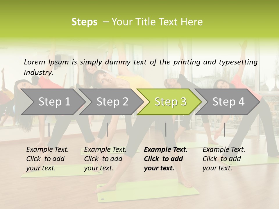 Center Smile Slim PowerPoint Template