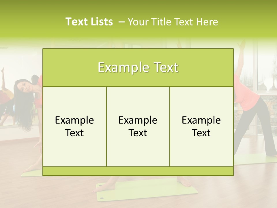 Center Smile Slim PowerPoint Template