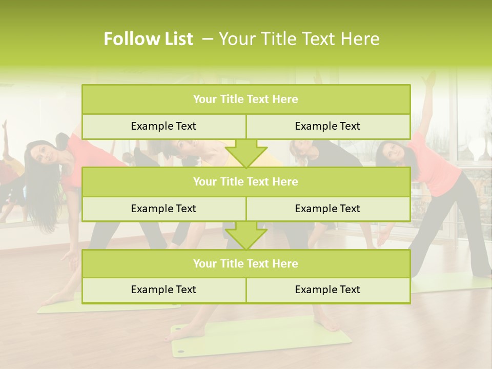 Center Smile Slim PowerPoint Template