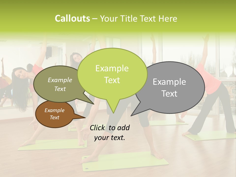 Center Smile Slim PowerPoint Template