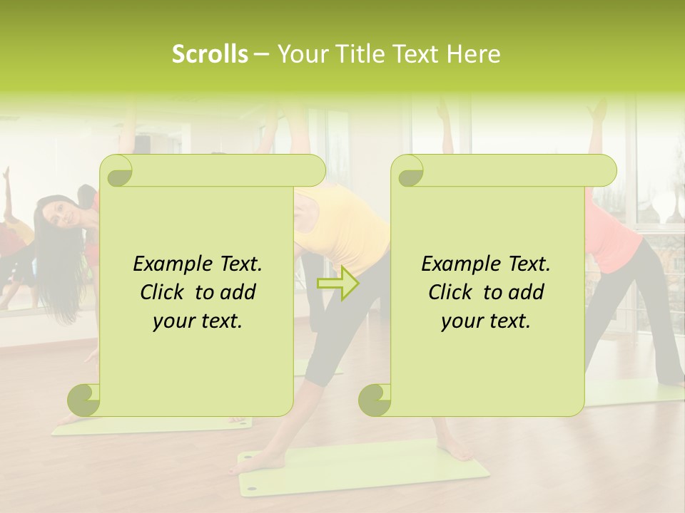 Center Smile Slim PowerPoint Template