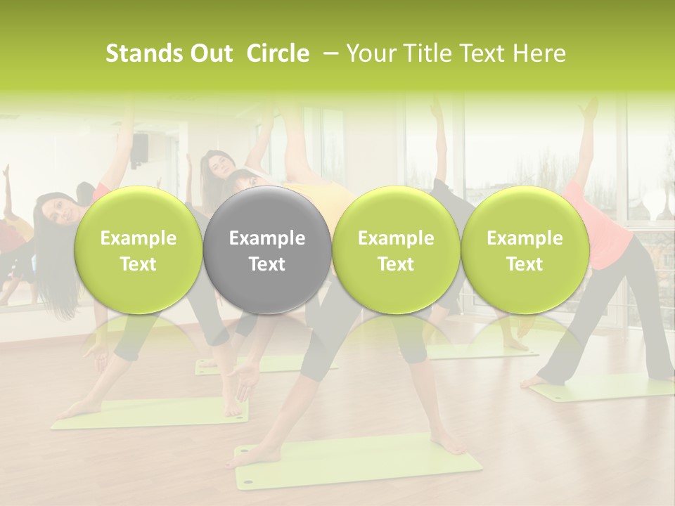 Center Smile Slim PowerPoint Template