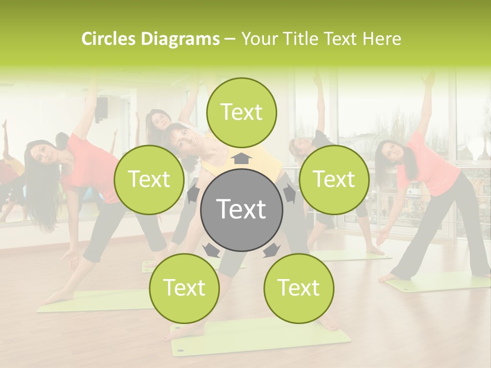 Center Smile Slim PowerPoint Template