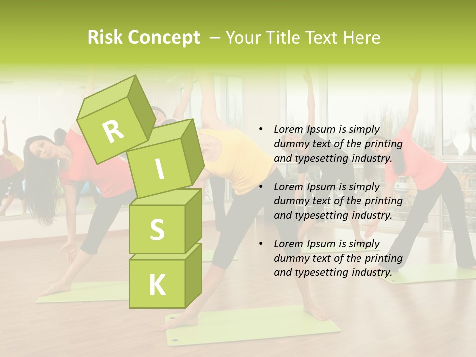 Center Smile Slim PowerPoint Template