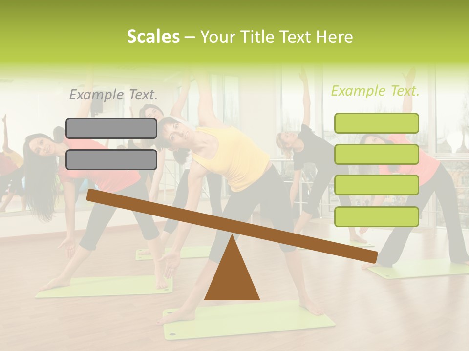 Center Smile Slim PowerPoint Template