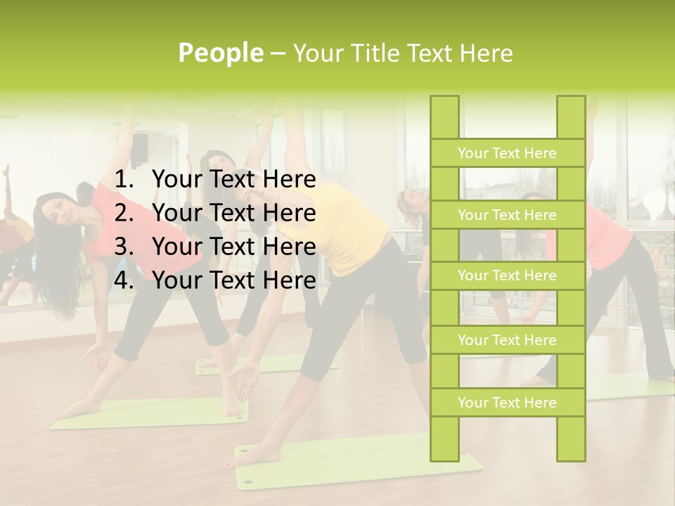 Center Smile Slim PowerPoint Template