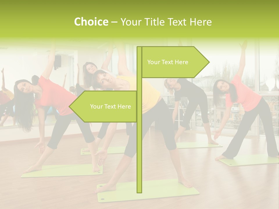 Center Smile Slim PowerPoint Template