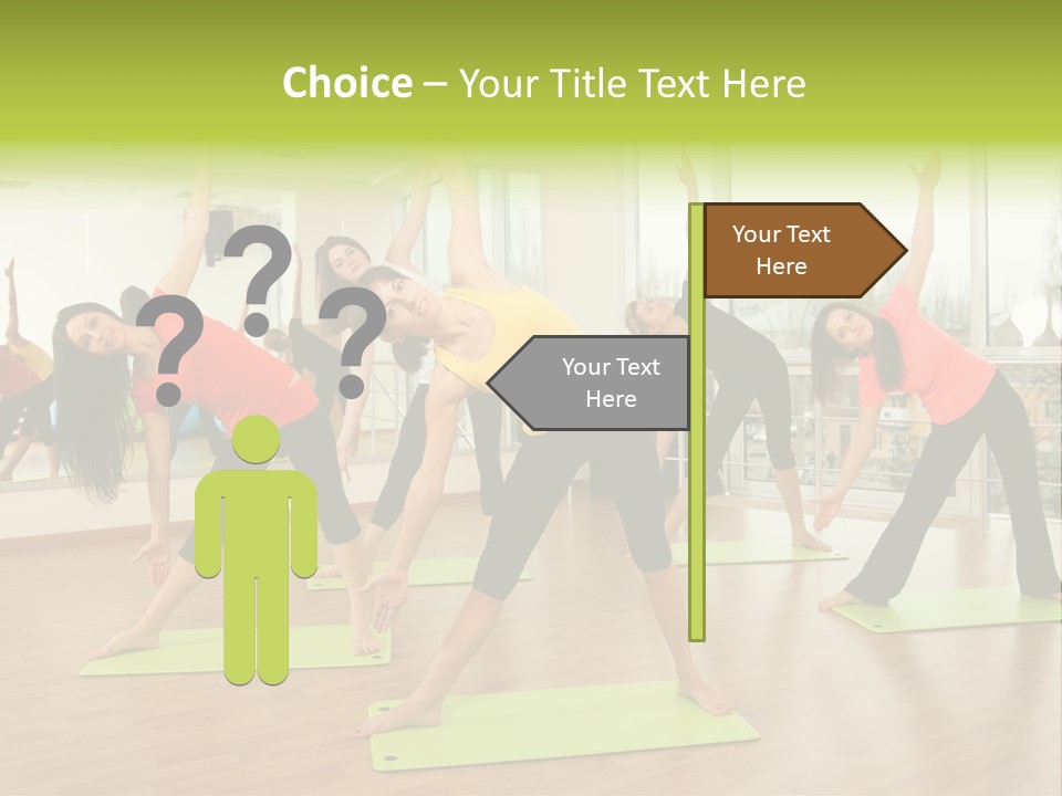 Center Smile Slim PowerPoint Template