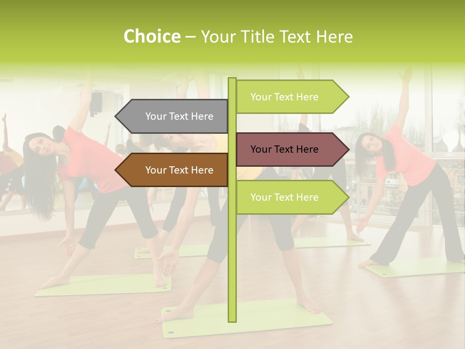 Center Smile Slim PowerPoint Template