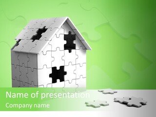 Model Realestate Form PowerPoint Template