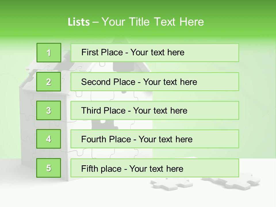 Model Realestate Form PowerPoint Template