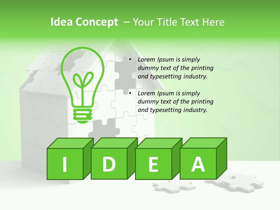 Model Realestate Form PowerPoint Template