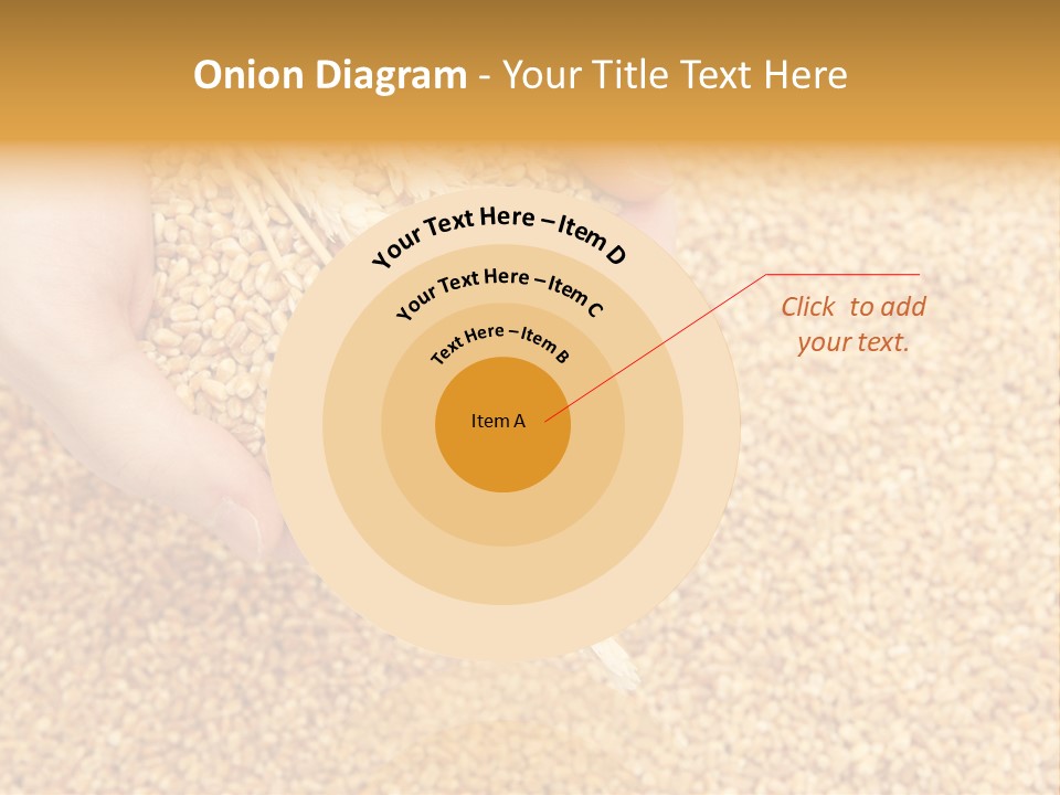 Agricultural Ears Harvest PowerPoint Template