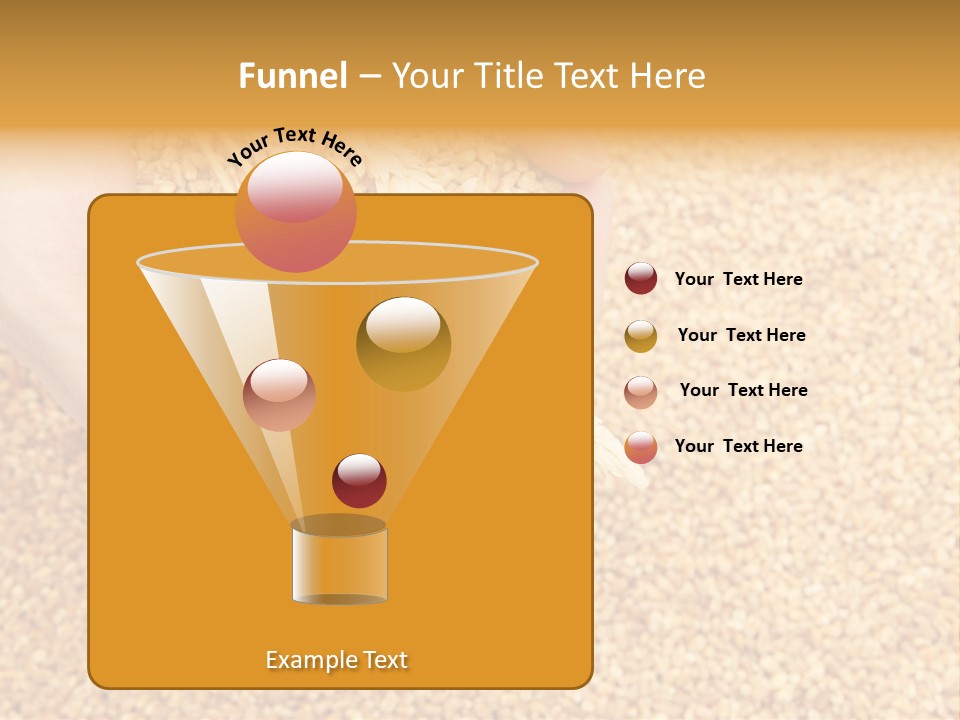 Agricultural Ears Harvest PowerPoint Template