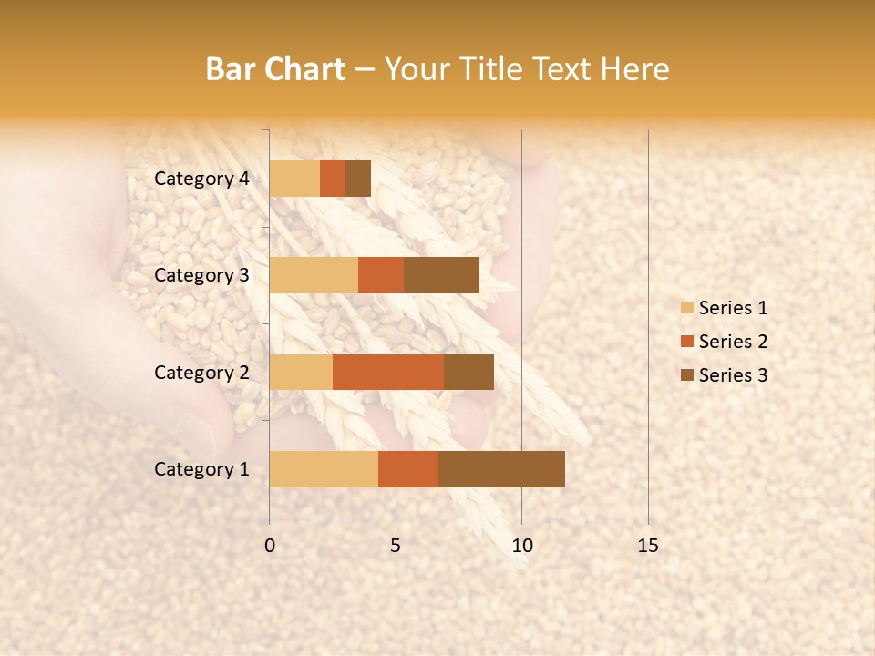 Agricultural Ears Harvest PowerPoint Template