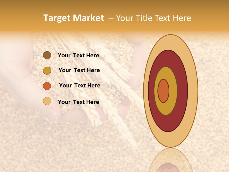 Agricultural Ears Harvest PowerPoint Template