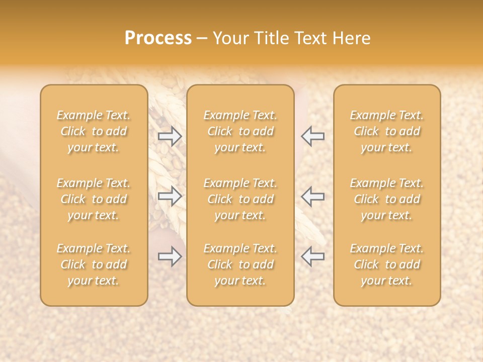 Agricultural Ears Harvest PowerPoint Template