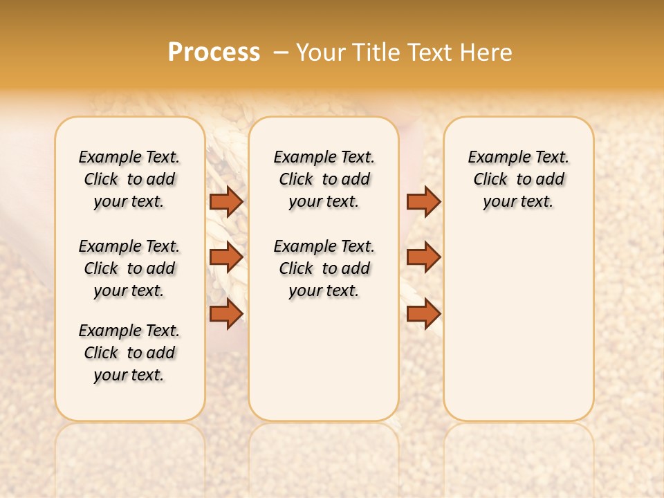 Agricultural Ears Harvest PowerPoint Template