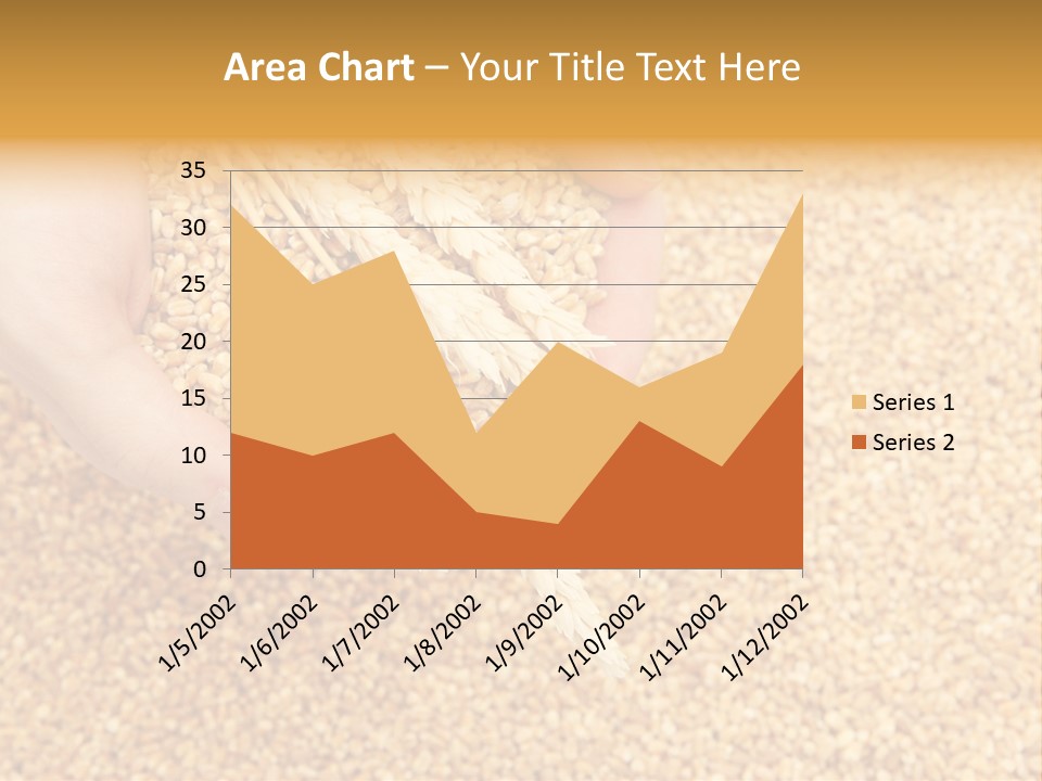 Agricultural Ears Harvest PowerPoint Template