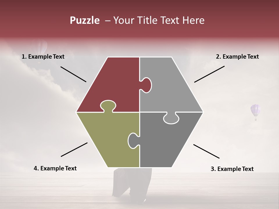 Financial Funny Manager PowerPoint Template