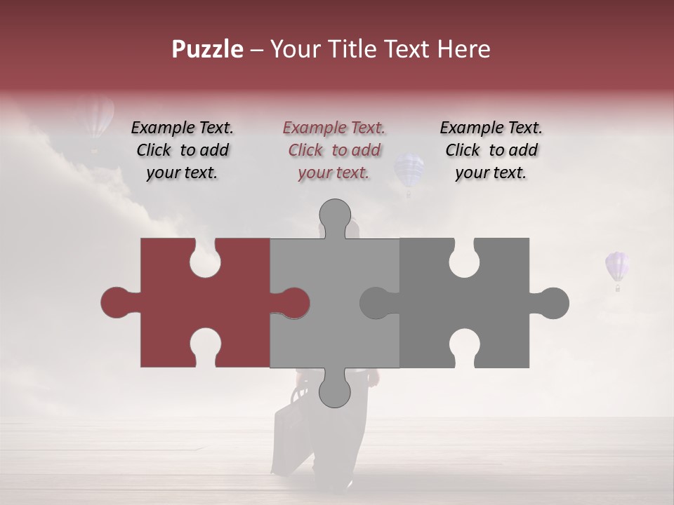 Financial Funny Manager PowerPoint Template