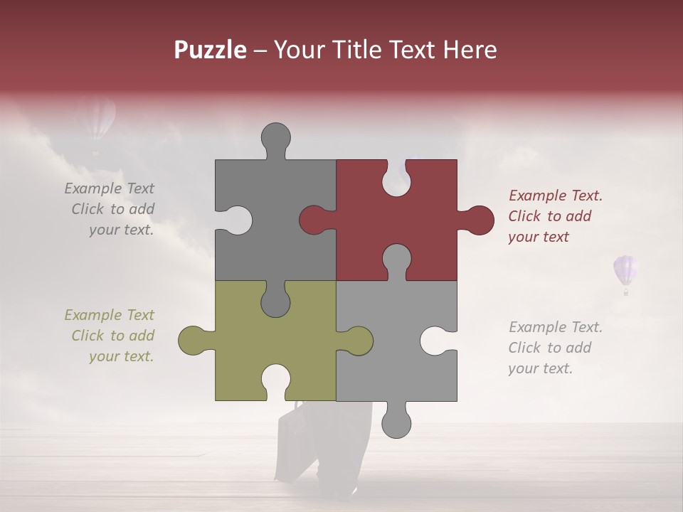 Financial Funny Manager PowerPoint Template