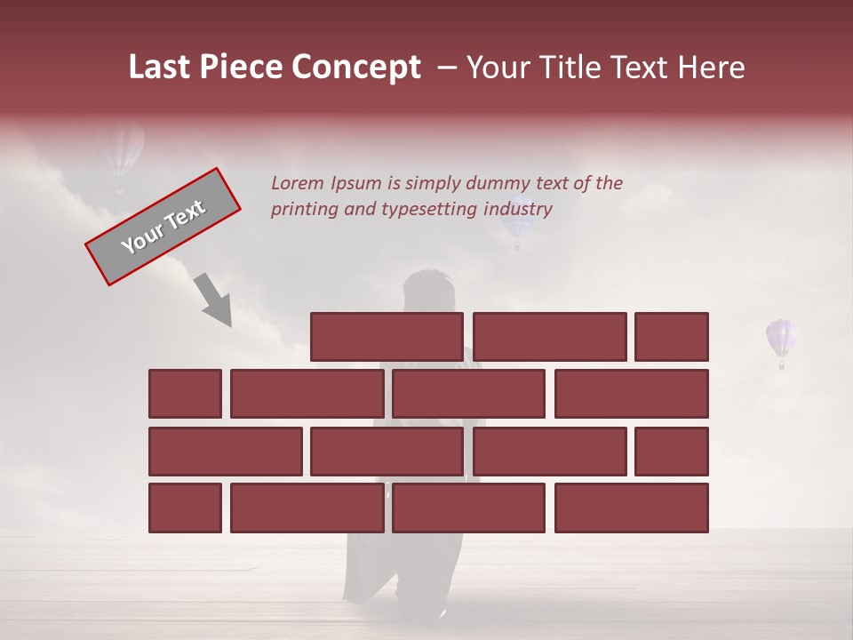 Financial Funny Manager PowerPoint Template