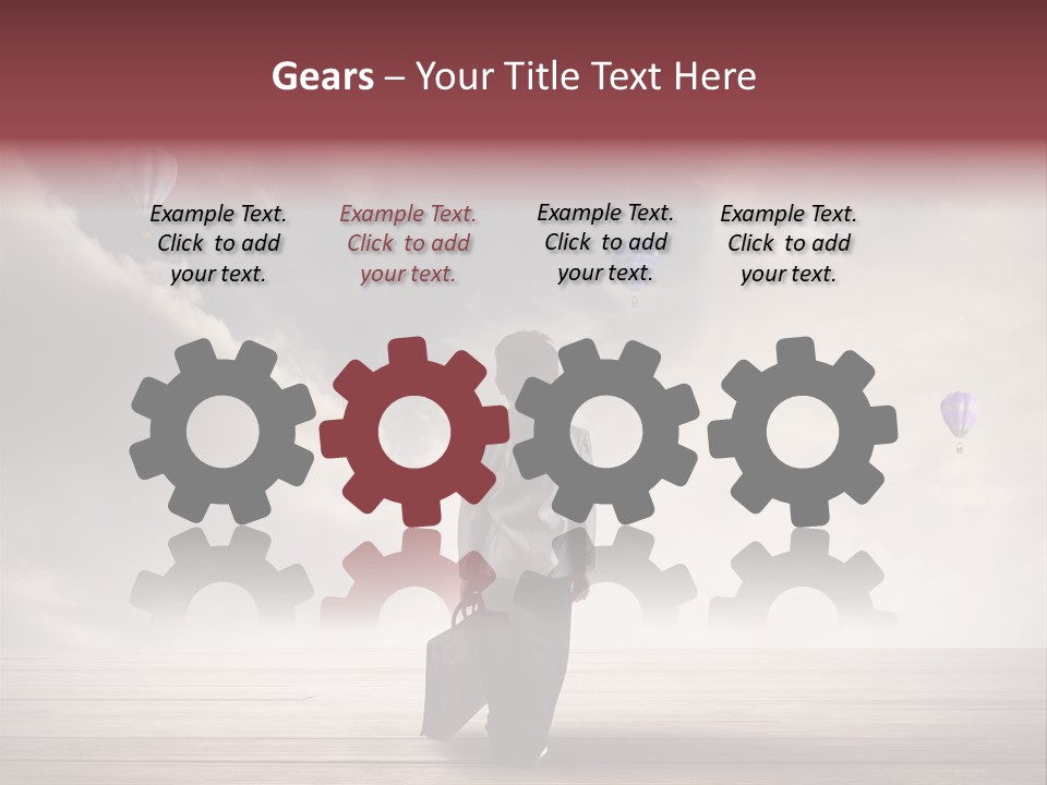 Financial Funny Manager PowerPoint Template