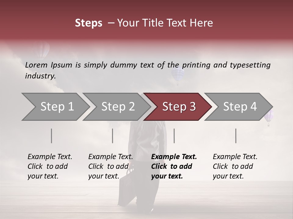 Financial Funny Manager PowerPoint Template