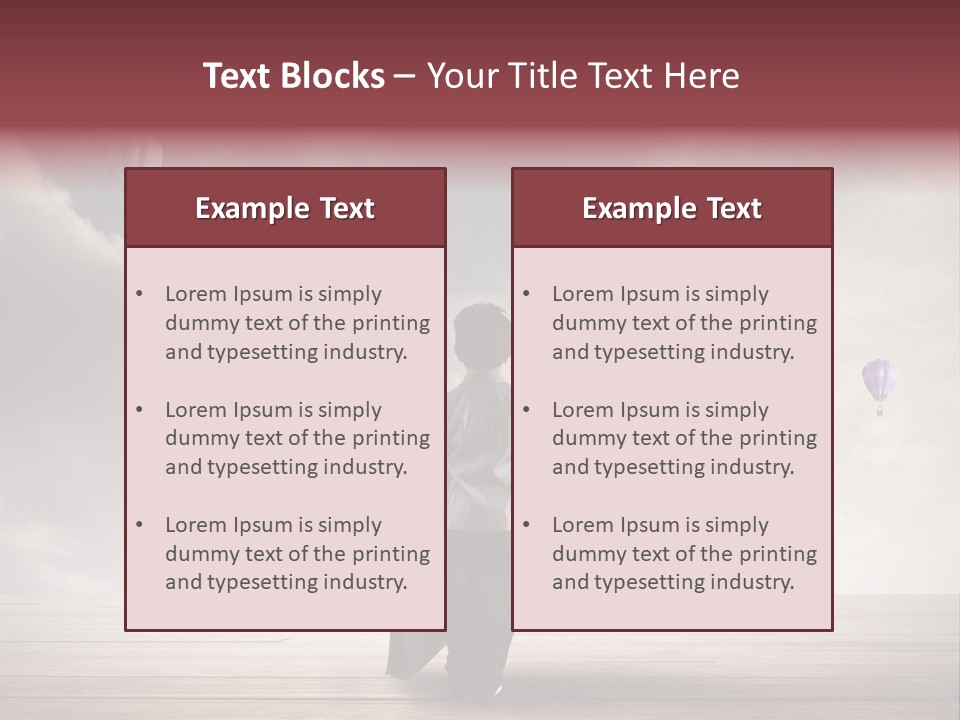 Financial Funny Manager PowerPoint Template