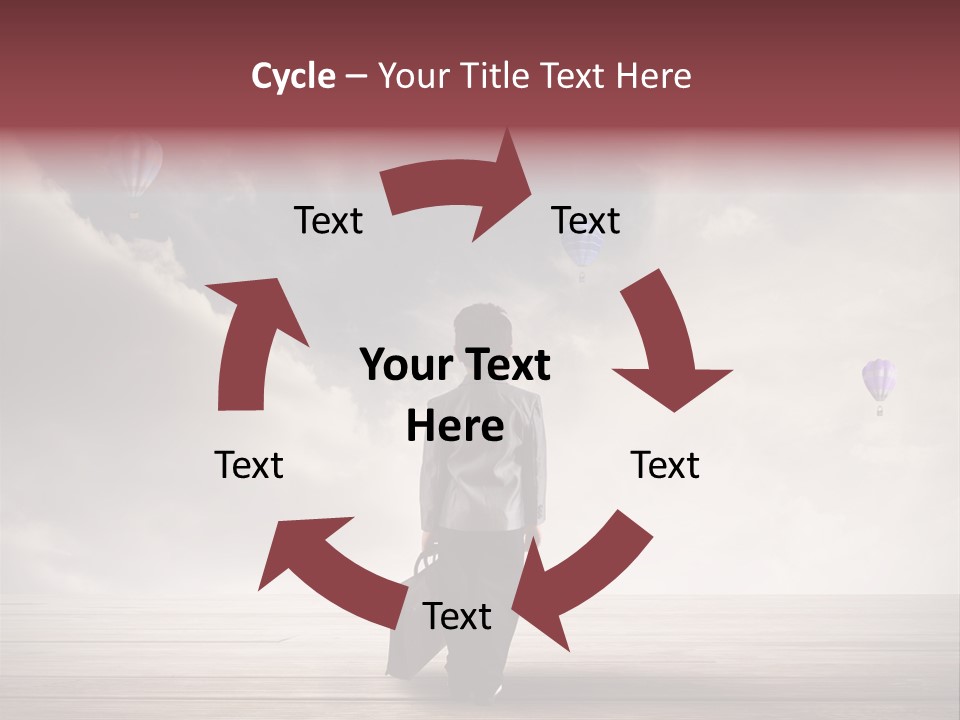 Financial Funny Manager PowerPoint Template