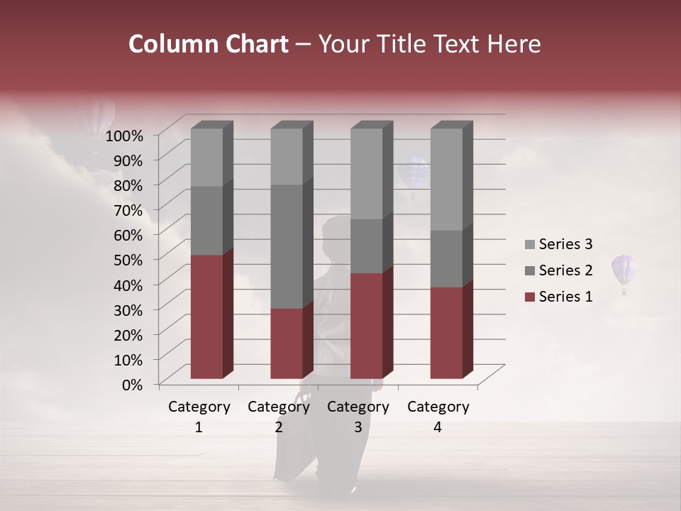 Financial Funny Manager PowerPoint Template
