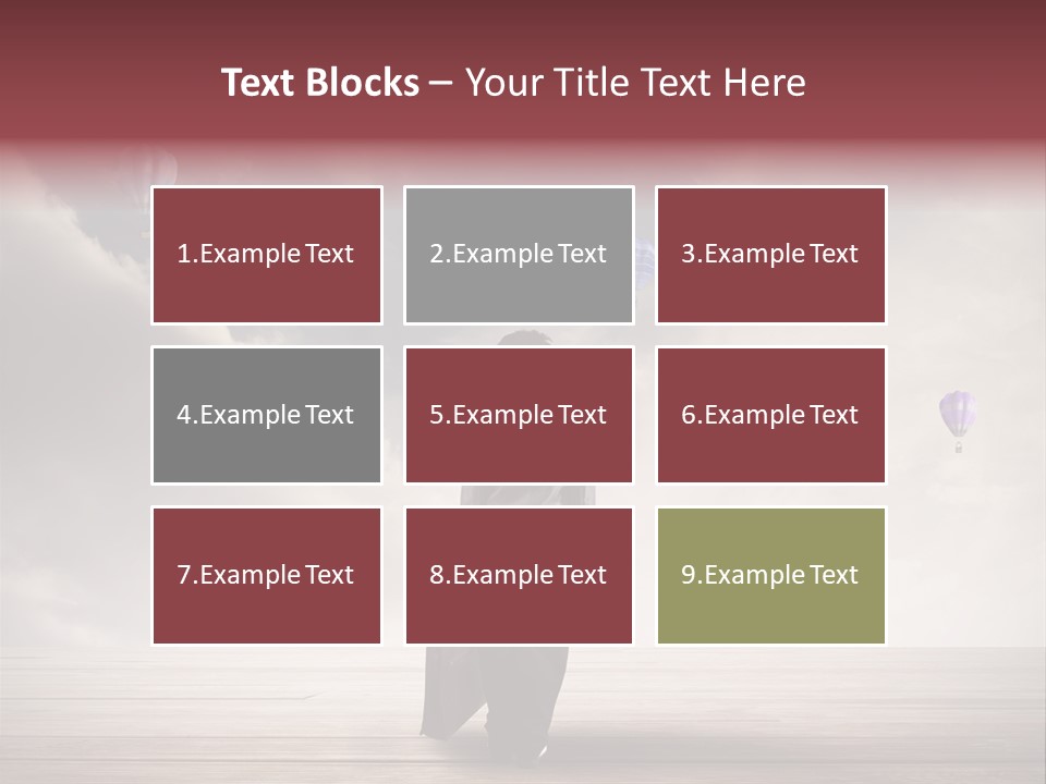 Financial Funny Manager PowerPoint Template