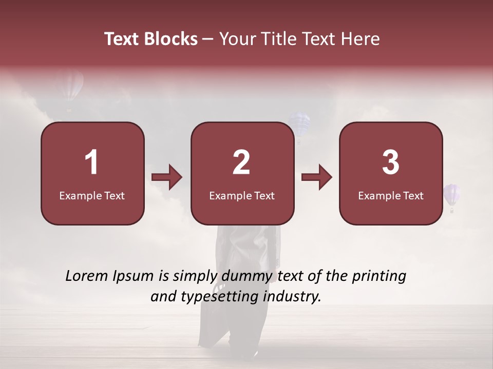 Financial Funny Manager PowerPoint Template